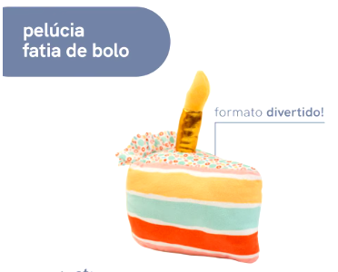 Bolo de pelúcia